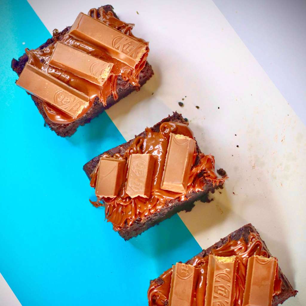 kitkat brownie