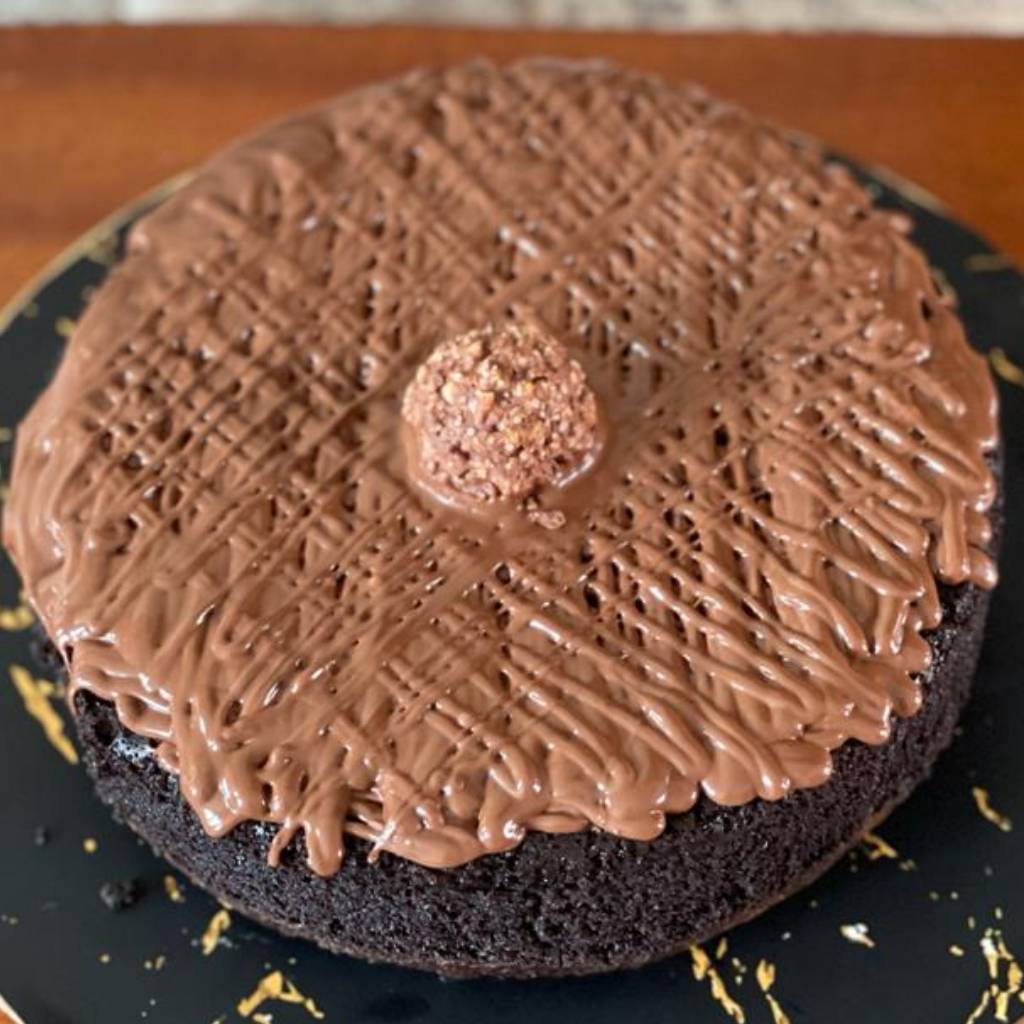 nutella brownie cake